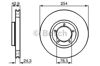 Ротор тормозной 0986478160 BOSCH