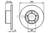 Передний тормозной диск 0986478201 BOSCH