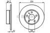 Задний дисковый тормоз 0986478341 BOSCH