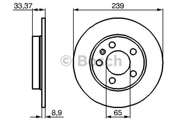 BOSCH 0986478481 Тормозные диски в наличии Черкассы