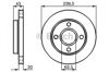 Тормоз дисковый передний 0986478502 BOSCH