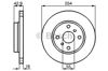 Передний тормозной диск 0986478585 BOSCH