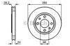 Диск тормозной передний 0986478830 BOSCH