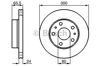 Передний тормозной диск 0986478842 BOSCH