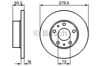 Диск тормозной передний 0986478843 BOSCH