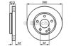 Передний тормозной диск 0986478875 BOSCH