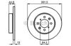 Ротор тормозной 0986478889 BOSCH