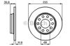 Задний тормозной диск 0986478987 BOSCH