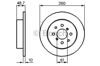 Диск тормозной задний 0986479014 BOSCH