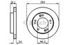 Ротор тормозной 0986479020 BOSCH