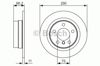 Задний дисковый тормоз 0986479043 BOSCH