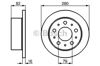 Тормозной диск 0986479066 BOSCH