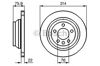 Задний тормозной диск 0986479094 BOSCH