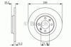 Тормозной диск 0986479118 BOSCH