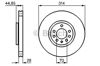 Диск тормозной передний 0986479143 BOSCH