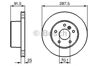 Диск тормозной передний 0986479146 BOSCH