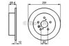 Дисковый тормоз 0986479200 BOSCH