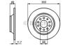 Задний дисковый тормоз 0986479257 BOSCH