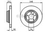 Диск тормозной передний 0986479265 BOSCH