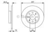 Тормоз дисковый передний 0986479402 BOSCH