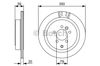 Диск тормозной задний 0986479492 BOSCH