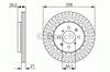 Тормоз дисковый передний 0986479594 BOSCH