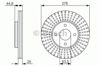 Тормоз дисковый передний 0986479637 BOSCH