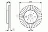 Диск тормозной передний 0986479685 BOSCH