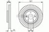 Передний тормозной диск 0986479692 BOSCH