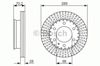 Диск тормозной передний 0986479711 BOSCH