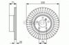 Задний тормозной диск 0986479727 BOSCH