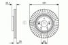 Ротор тормозной 0986479786 BOSCH