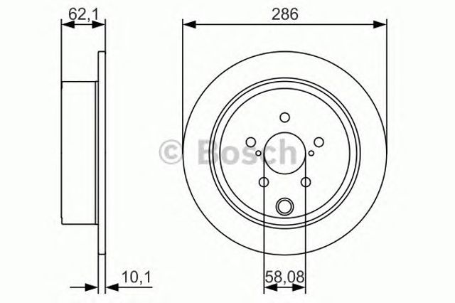 0986479A10 BOSCH Тормозные диски купить в Черкассы