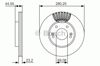 Передний тормозной диск 0986479A12 BOSCH