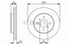 Диск тормозной передний 0986479R18 BOSCH