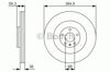 Диск тормозной передний 0986479R30 BOSCH