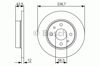 Диск тормозной передний 0986479R61 BOSCH