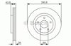 Диск тормозной передний 0986479R89 BOSCH