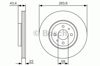 Диск тормозной передний 0986479S01 BOSCH