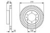 Ротор тормозной 0986479T36 BOSCH