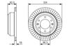 Тормозные диски 0986479U29 BOSCH