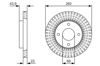 Тормоз дисковый передний 0986479U61 BOSCH