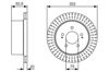 Задний тормозной диск 0986479V26 BOSCH