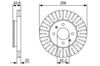 Диск тормозной передний 0986479W05 BOSCH