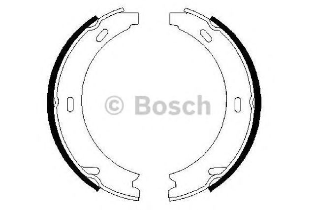 BOSCH 0986487344 Колодки ручника в наличии Днепр