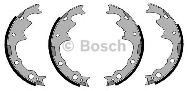 0986487396 BOSCH Задние барабанные колодки купить в Харьков