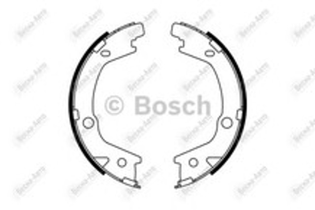 BOSCH 0986487770 Колодки тормозные задние барабанные в наличии Кривой Рог