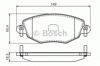 Тормозные колодки 0986494026 BOSCH