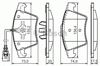 Колодки тормозные дисковые комплект 0986494164 BOSCH