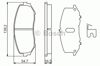 Передние тормозилки 0986494241 BOSCH